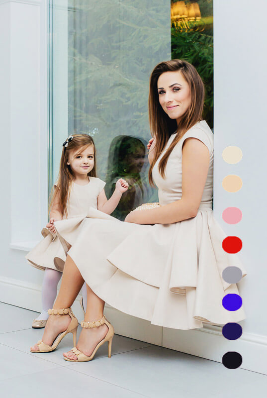 LaKey Mouse zestaw sukienek mama i córka - sukienka dla córki